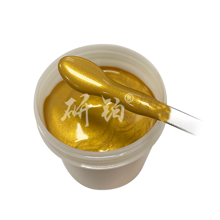 Brazable gold paste