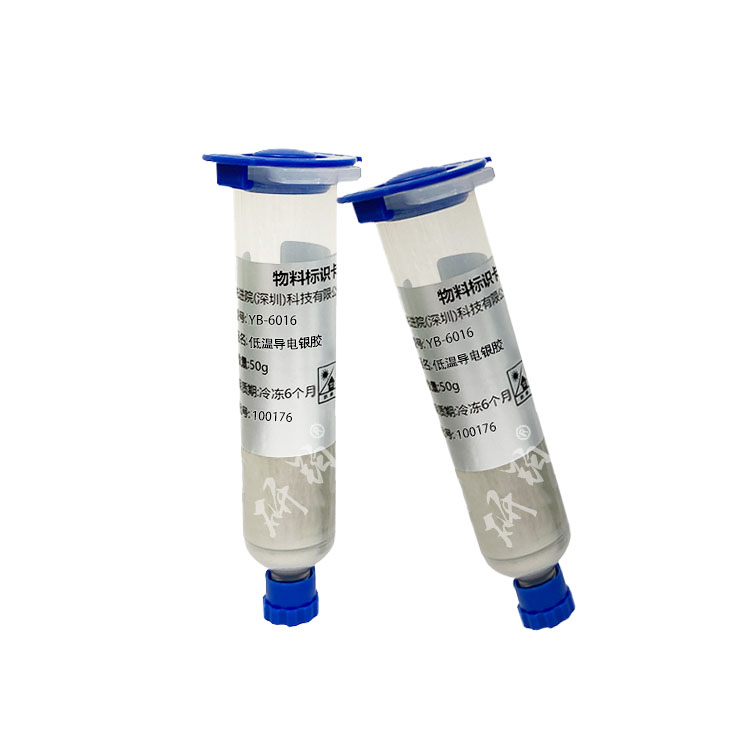 Low temperature conductive silver adhesive