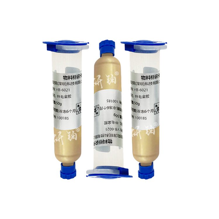 Conductive gold adhesive