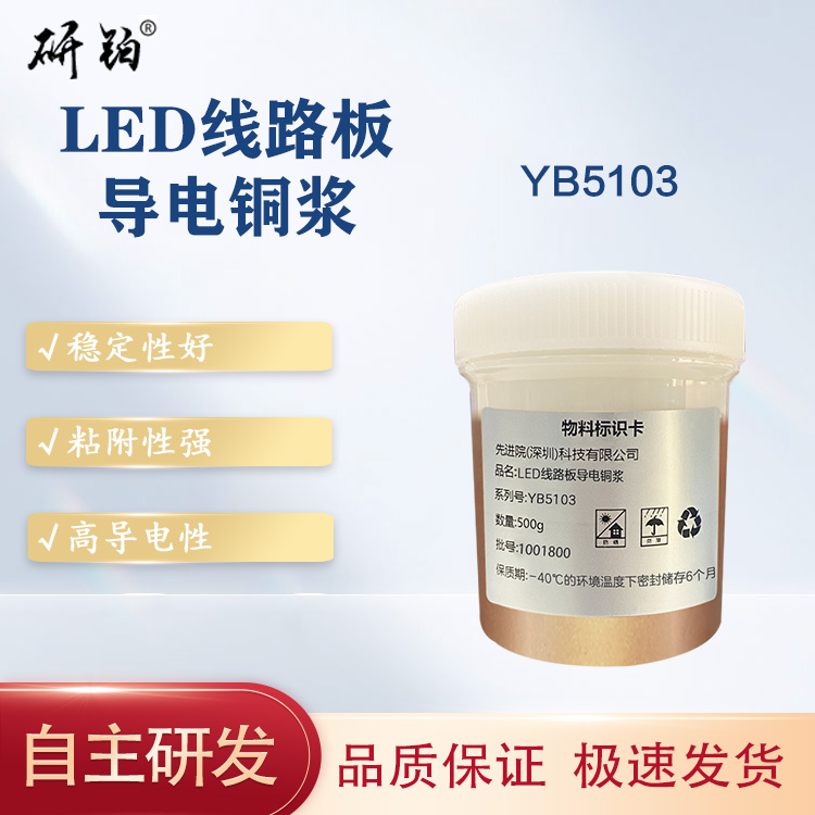 Conductive copper paste for LED circuit board