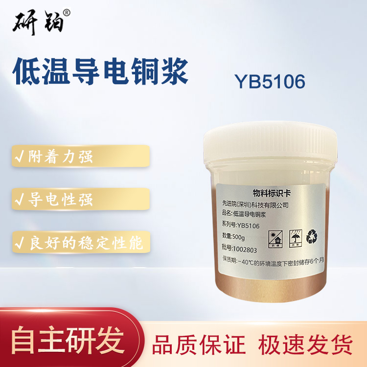 Low temperature conductive copper paste