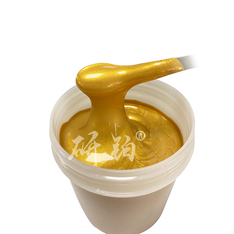 Gold conductor paste