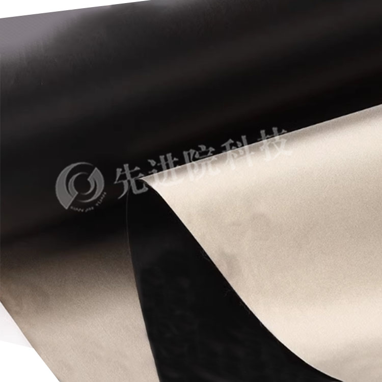 Plain single-sided black conductive cloth