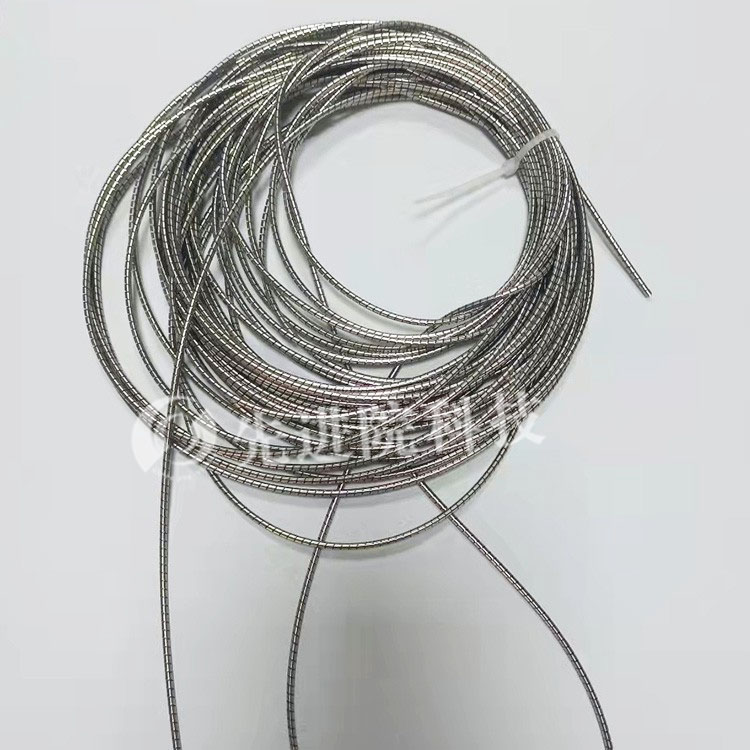 Spiral tube electromagnetic shielding gasket