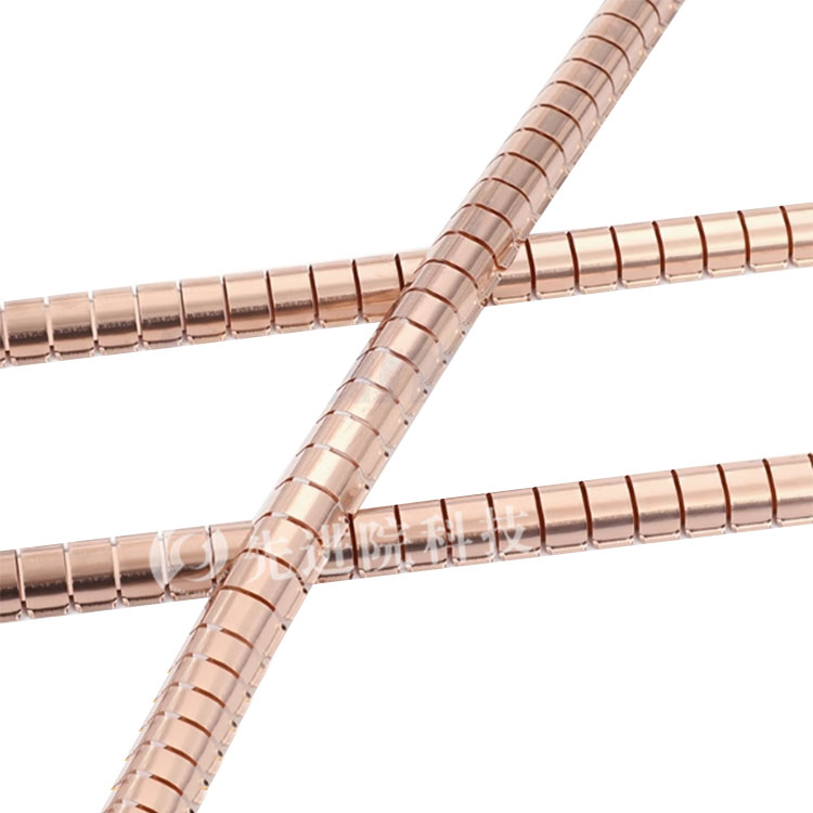 Beryllium copper finger spring shielding pad