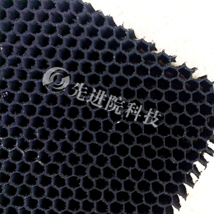 Honeycomb type absorbing material