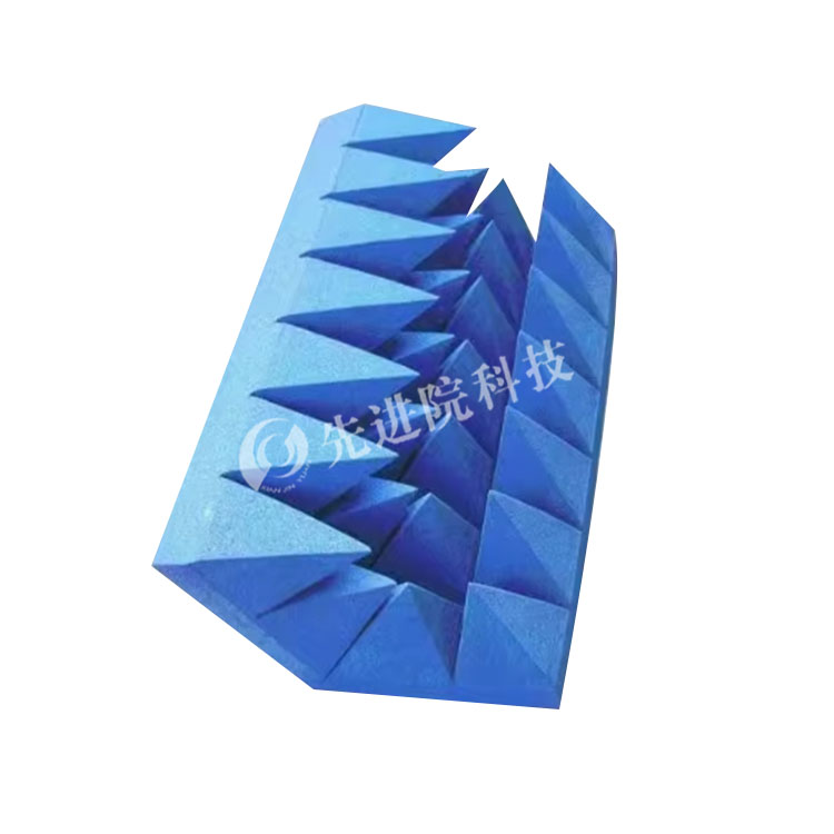 High power conical honeycomb absorbing material