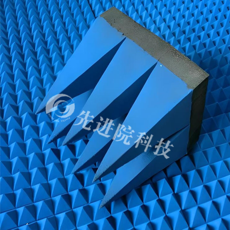 High power conical honeycomb absorbing material