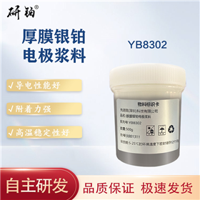 Thick film silver platinum electrode paste