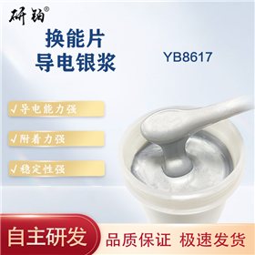 Conductive silver paste for transducer