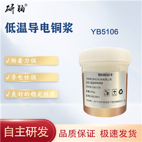 Low temperature conductive copper paste